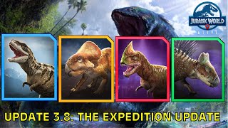 Jurassic World Alive  Update 38 The Expedition Update [upl. by Hamal976]