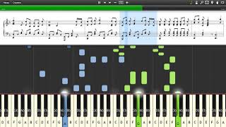 White Album 2 Ending 3  Sayonara no Koto  Piano tutorial and cover Sheets  MIDI [upl. by Narmak709]