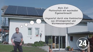 Maximaler Photovoltaik Eigenverbrauch mit Strom und Wärmespeicher [upl. by Jessabell]