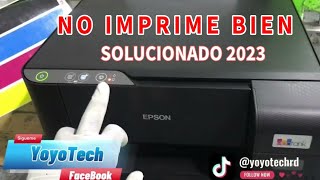 Mi Epson L3210 L3250 No imprime bien SOLUCIONADO 2024 4K FÁCIL [upl. by Nolyat953]