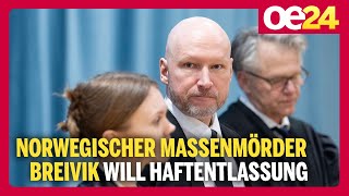 Norwegischer Massenmörder Breivik will Haftentlassung [upl. by Aneele]