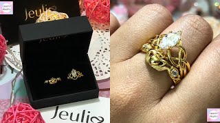 Unboxing Jeulias Ring  Jewelry Unboxing  Jeulia Jewelry Unboxing Ring Review [upl. by Elise]