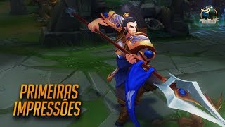 XIN ZHAO REWORK  Primeiras Impressões [upl. by Hillier890]