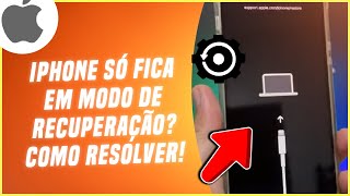 iPhone só fica em MODO DE RECUPERAÇÃO Como resolver [upl. by Alidus]