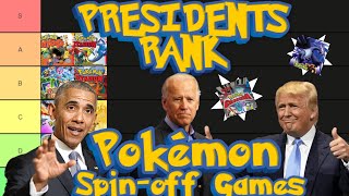 AI Presidents Make a Pokemon Spinoff Games Tier List [upl. by Ronalda658]