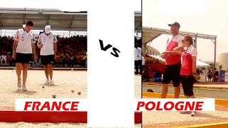 Petanque 2023 Mondial FRANCE vs POLOGNE [upl. by Eibmab]