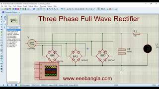 Three Phase Full Wave Rectifier [upl. by Eerrehs]