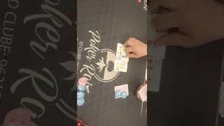 Flush draw VS TRINCA no flop TJ Sutted VS KK poker texasholdem [upl. by Fabozzi713]