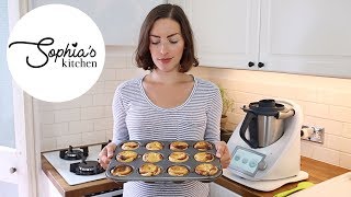 Portuguese Custard Tarts  Thermomix Recipe  Sophias Kitchen [upl. by Ennaeed]