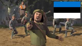 Shrek  merry men Robin hood song in Estonian [upl. by Yziar308]