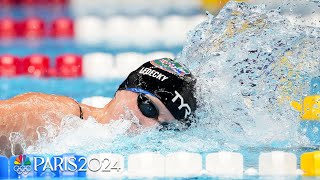 Katie Ledecky obliterates 1500m freestyle field for easy Trials victory  NBC Sports [upl. by Anohsal]