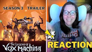 The Legend of Vox Machina Critical Role Season 3 Trailer IGN REACTION [upl. by Clancy]