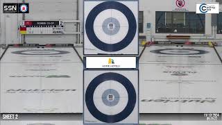 Sasktel Curling Stadium  Swift Current  Sheet 2 111224 [upl. by Yadroc]