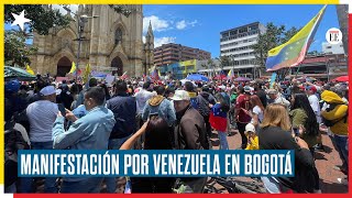 Manifestación venezolana quotpor la verdadquot en Bogotá  El Espectador [upl. by Laaspere297]