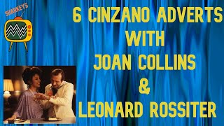 ALL SIX 1970S CINZANO Adverts with Joan Collins amp Leonard Rossiter [upl. by Gilleod]