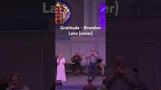 Gratitude  Brandon Lake cover [upl. by Idnym]