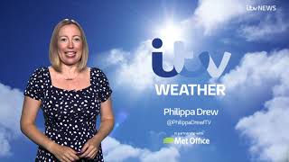 Philippa Drew  ITV Meridian Weather 12Aug2024 [upl. by Nepil]