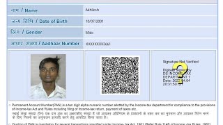 Aadhar Card se PAN card kaise download Kare 2024  how to download PAN card new [upl. by Nets]