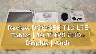 Review DOOGEE T10 LTE Tablet  101quot IPS FHD Display  Android 12 15GB87GB RAM128GB ROM [upl. by Airam510]