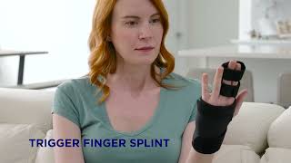 Trigger Finger Splint Finger Brace – Supports Two or Three Fingers [upl. by Tolmach]