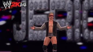 Chris Jericho enters as Bret Hart  quotWWE 2K14quot Mashup [upl. by Burny]