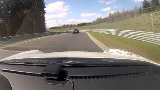 SABINE SCHMITZ VS MY GTR ON THE NURBURGRING [upl. by Enilorak]