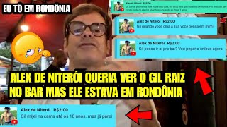 PARTE 5 ALEX DE NITERÓI DEIXOU O FERNANDO GIL MALUCO AO VIVO  CORTES DO FERNANDO GIL fernandogilrn [upl. by Ameh807]