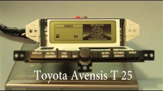 Toyota Avensis T25 MultiInformationsdisplay Navigation  Reparatur  MeisterhandService [upl. by Maharva]