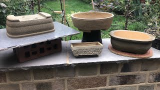 How To Make Your Own Cement Bonsai Pot From Scratch Start To Finish [upl. by Llain]