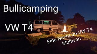 Übernachtung im VW T4  Bullicamping Lagerfeuer Multivan Animal Farm vwt4 bulli [upl. by Relyc31]