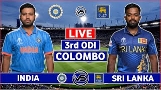 India vs Sri Lanka 3rd ODI Live Scores  IND vs SL 3rd ODI Live Scores amp Commentary  India Bowling [upl. by Maclean574]