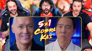 COBRA KAI 5x1 REACTION Season 5 Episode 1 Breakdown amp Review quotThe Fallquot  Easter Eggs [upl. by Anij993]