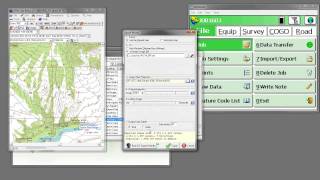 SurvCE Adding Raster Background Maps rB [upl. by Slaughter]