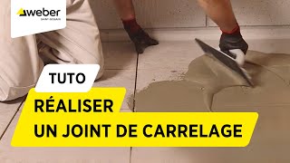 Comment réaliser un joint de carrelage  Weber [upl. by Nnyleve480]