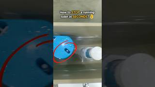 How to STOP running toilet in SECONDS DIY How to stop toilet that keeps running diy repairing [upl. by Amie]