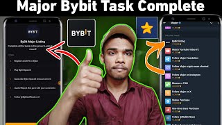 Bybit Major listing task complete kaise kare  Register and KYC in Bybit  Major Airdrop New Update [upl. by Aliled31]