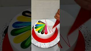 Pineapple Multi Colour New Look Cake Design video cake shorts trending viralvideo food [upl. by Hueston720]