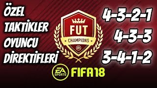 FIFA 18 ULTIMATE TEAM TAKTİK İNCELEMESİ  DETAYLI ANLATIM [upl. by Moreland315]