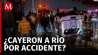 Mueren 7 jóvenes tras hundirse en su camioneta en río de Veracruz [upl. by Acinhoj]