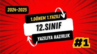 11SINIF 1DÖNEM 1ORTAK YAZILI SORULARI  11SINIF MATEMATİK  ORİJİNAL YAYINLARI [upl. by Smoht683]