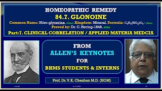 847Glonoine  Part 7  Clinical Correlation UL 151124 [upl. by Awad]