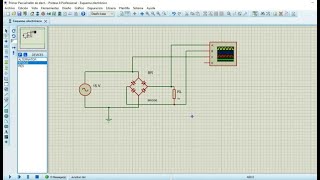 Rectificador de onda completa proteus [upl. by Isadore753]