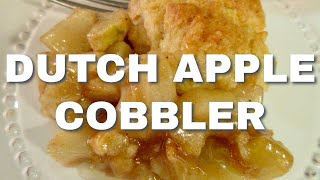 APPLE COBBLER  DutchStyle  Easy DIY [upl. by Egief]