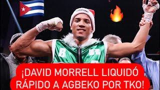 ¡EL CUBANO DAVID MORRELL NOQUEÓ SIN PIEDAD A AGBEKO davidmorrell [upl. by Hnim491]