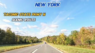 NYS DRIVETACONIC STATE PARKWAY NORTH SCENIC ROUTE [upl. by Ajram849]