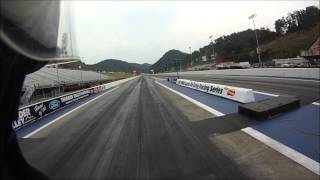 Honda CBR 954 14 mile Drag Racing at Bristol Dragway [upl. by Bernadette754]