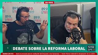 Segundo round Sietecase y Bercovich se volvieron a cruzar por la reforma laboral [upl. by Rennie]