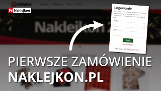 5 PORADNIK Jak zarejestrować konto i złożyć pierwsze zamówienie w Naklejkon 🔎 [upl. by Enelrae]