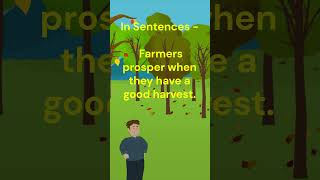 Prosper Meaning  learnenglishwithnormalaadmi youtubeshorts vocabulary prosper [upl. by Ynohtnael]