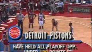 Pistons vs Bulls 1989 game 2 11 [upl. by Gader129]